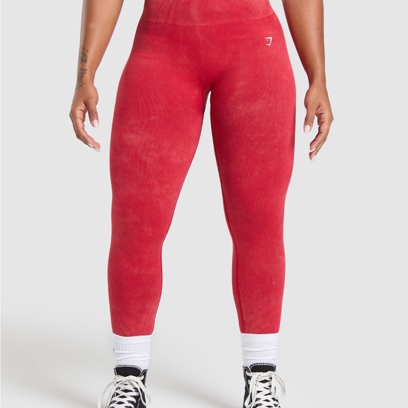 Gymshark Pants - Gymshark Bold Scarlet Leggings